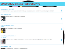 Tablet Screenshot of cineforumosoppo.blogspot.com