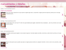 Tablet Screenshot of manualidades.blogspot.com