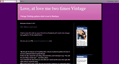 Desktop Screenshot of lovemetwotimesboutique.blogspot.com