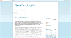 Desktop Screenshot of geoffsshorts.blogspot.com