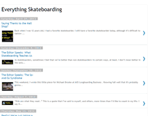 Tablet Screenshot of everythingskateboardingmagazine.blogspot.com