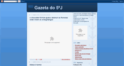 Desktop Screenshot of gazetado5j.blogspot.com