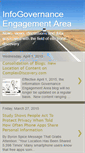 Mobile Screenshot of infogovernance.blogspot.com
