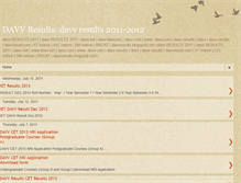 Tablet Screenshot of davvresults.blogspot.com