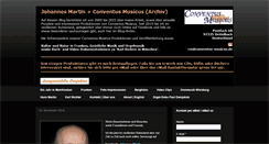 Desktop Screenshot of conventus-musicus-de.blogspot.com