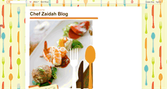 Desktop Screenshot of chefzaidah.blogspot.com