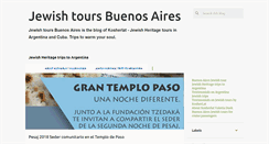 Desktop Screenshot of jewishtoursbuenosaires.blogspot.com