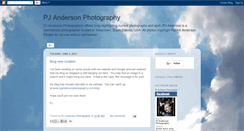 Desktop Screenshot of pjandersonphotography.blogspot.com