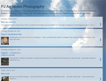 Tablet Screenshot of pjandersonphotography.blogspot.com