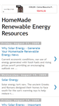 Mobile Screenshot of homemaderenewableenergyresources.blogspot.com