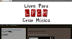 Desktop Screenshot of livreparacriarmusica.blogspot.com