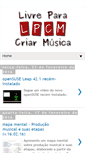 Mobile Screenshot of livreparacriarmusica.blogspot.com