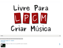 Tablet Screenshot of livreparacriarmusica.blogspot.com