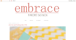 Desktop Screenshot of embrace365.blogspot.com