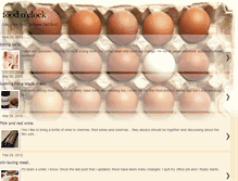 Tablet Screenshot of foodoclock-kumi1114.blogspot.com
