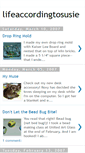 Mobile Screenshot of lifeaccordingtosusie.blogspot.com