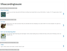 Tablet Screenshot of lifeaccordingtosusie.blogspot.com
