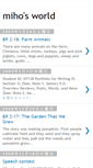 Mobile Screenshot of mihosworld.blogspot.com