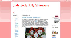 Desktop Screenshot of judyjudyjollystampers.blogspot.com