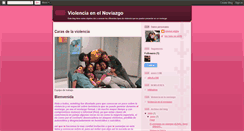 Desktop Screenshot of noviazgoyviolencia.blogspot.com