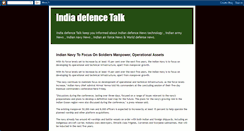 Desktop Screenshot of indiadefencetalk.blogspot.com