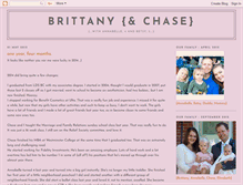 Tablet Screenshot of brittanyandchase.blogspot.com