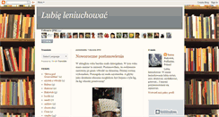 Desktop Screenshot of lubieleniuchowac.blogspot.com