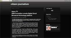 Desktop Screenshot of citizenjournalist1.blogspot.com