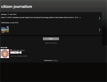 Tablet Screenshot of citizenjournalist1.blogspot.com