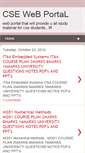 Mobile Screenshot of csewebportal.blogspot.com