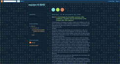 Desktop Screenshot of equipo6sxxi.blogspot.com