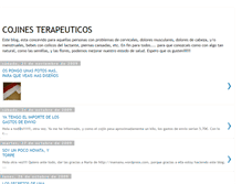Tablet Screenshot of cojinesterapeuticosnaturales.blogspot.com