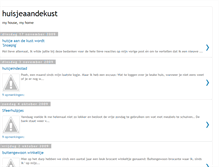 Tablet Screenshot of huisjeaandekust.blogspot.com