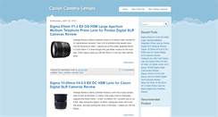 Desktop Screenshot of canon-cameralenses.blogspot.com