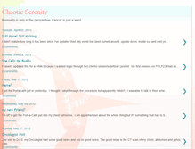 Tablet Screenshot of chaoticserenity1.blogspot.com