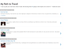 Tablet Screenshot of mypathtotravel.blogspot.com