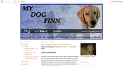 Desktop Screenshot of mydogfinn.blogspot.com