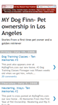 Mobile Screenshot of mydogfinn.blogspot.com