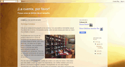 Desktop Screenshot of cuentaporfavor.blogspot.com
