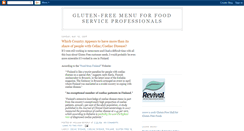 Desktop Screenshot of gluten-freemenu.blogspot.com