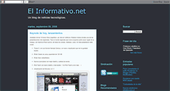 Desktop Screenshot of elinfonet.blogspot.com
