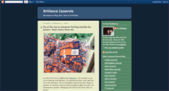 Desktop Screenshot of brilliancecasserole.blogspot.com