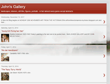 Tablet Screenshot of johnsgallery.blogspot.com