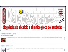 Tablet Screenshot of calcioesubbuteo.blogspot.com