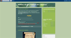 Desktop Screenshot of kerelebilgincocuk.blogspot.com