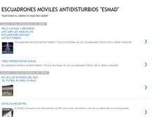 Tablet Screenshot of escuadronesmovilesantidisturbios.blogspot.com