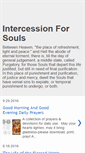 Mobile Screenshot of intercession4souls.blogspot.com