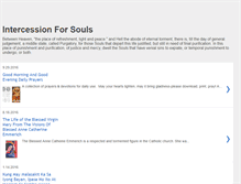 Tablet Screenshot of intercession4souls.blogspot.com