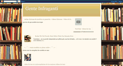 Desktop Screenshot of genteinfraganti.blogspot.com