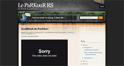 Desktop Screenshot of leparkourrs.blogspot.com